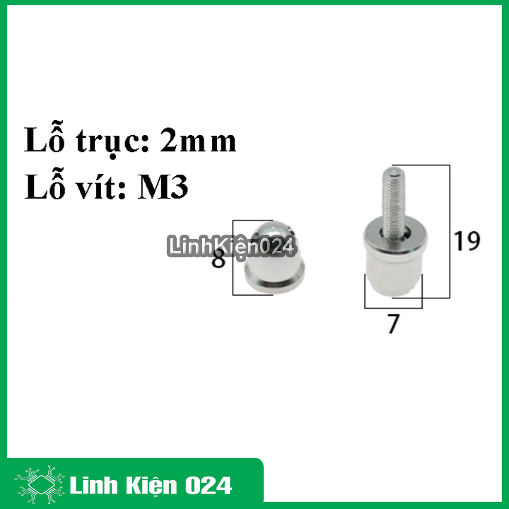 Chốt đầu đạn kẹp cánh quạt nhiều loại