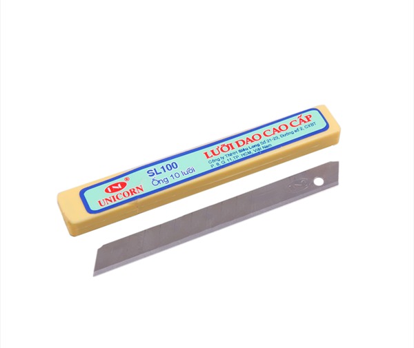 (1 Hộp) Lưỡi dao cao cấp Lớn/Nhỏ UniCo Vàng SL100/SL150