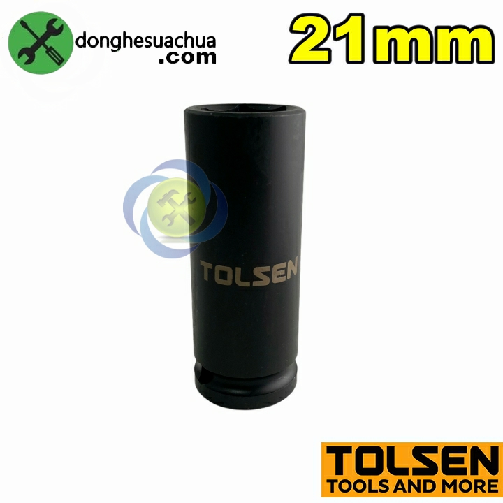 Tuýp 21mm 1/2 đen dài tolsen 18271 loại 6 cạnh thép cr-mo