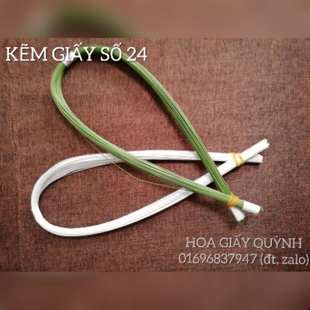 KẼM GIẤY SỐ 24, 26 - bó 100 sợi 60cm