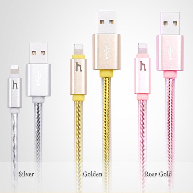 Cáp sạc iphone tự ngắt Hoco UPL12 có đèn led báo hiệu