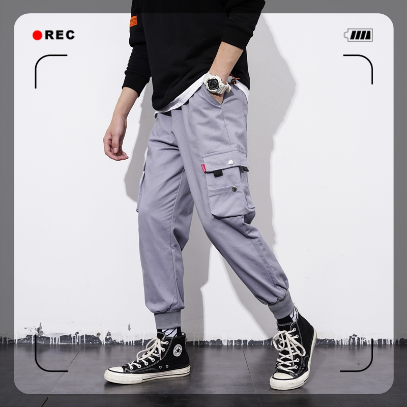 Quần Thun Jogger Nam Túi Bo Ống Phối Túi Nổi Bật Dáng Basic Thời Trang FORYOU JOGGER NAM 9000019C9