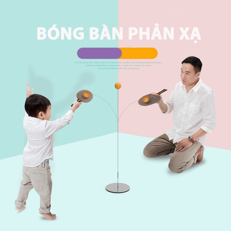 Bộ Bóng Bàn Rèn Luyện Phản Xạ Cho Bé