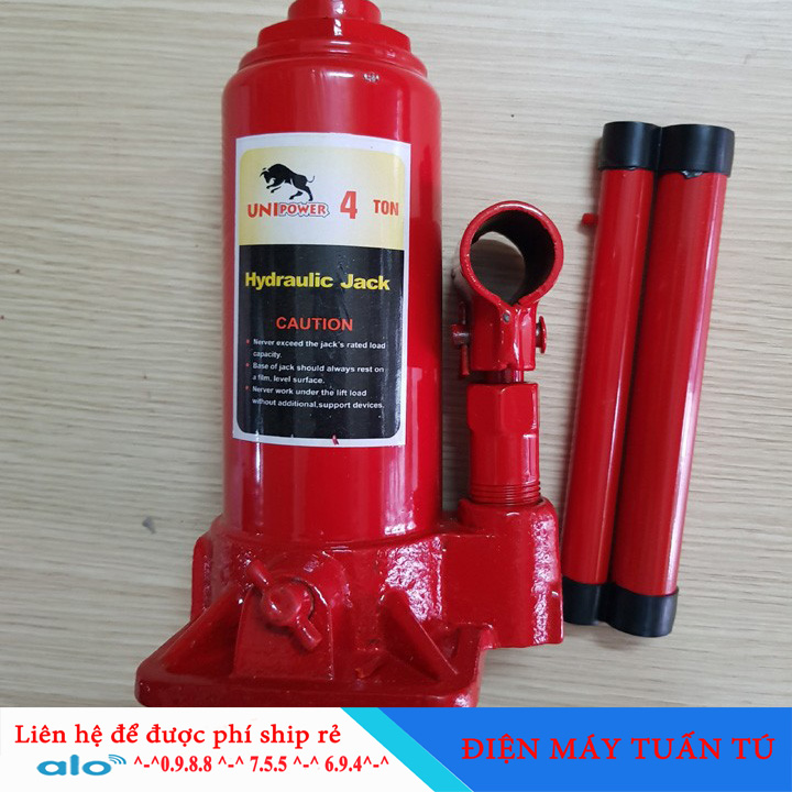 CON ĐỘI THỦY LỰC 4 TẤN - KÍCH THỦY LỰC 4 tấn