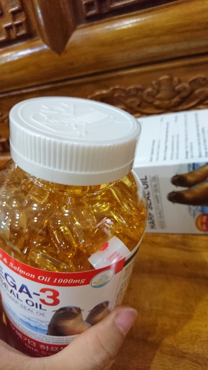 Tinh Dầu 2 HC Omega 3 Hàn Quốc - Màu Đỏ