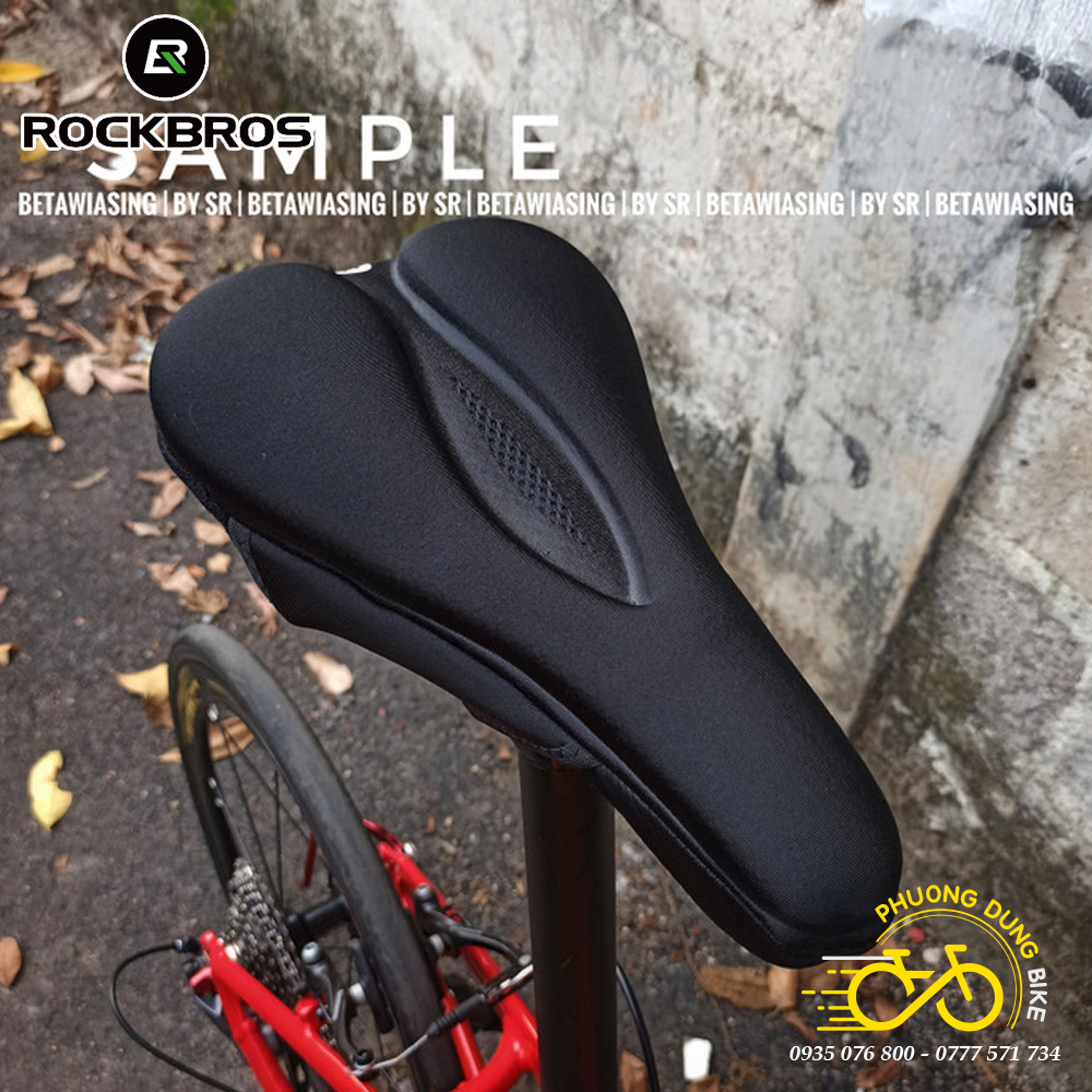 Nệm bọc yên xe đạp Silicon siêu mềm ROCKBROS