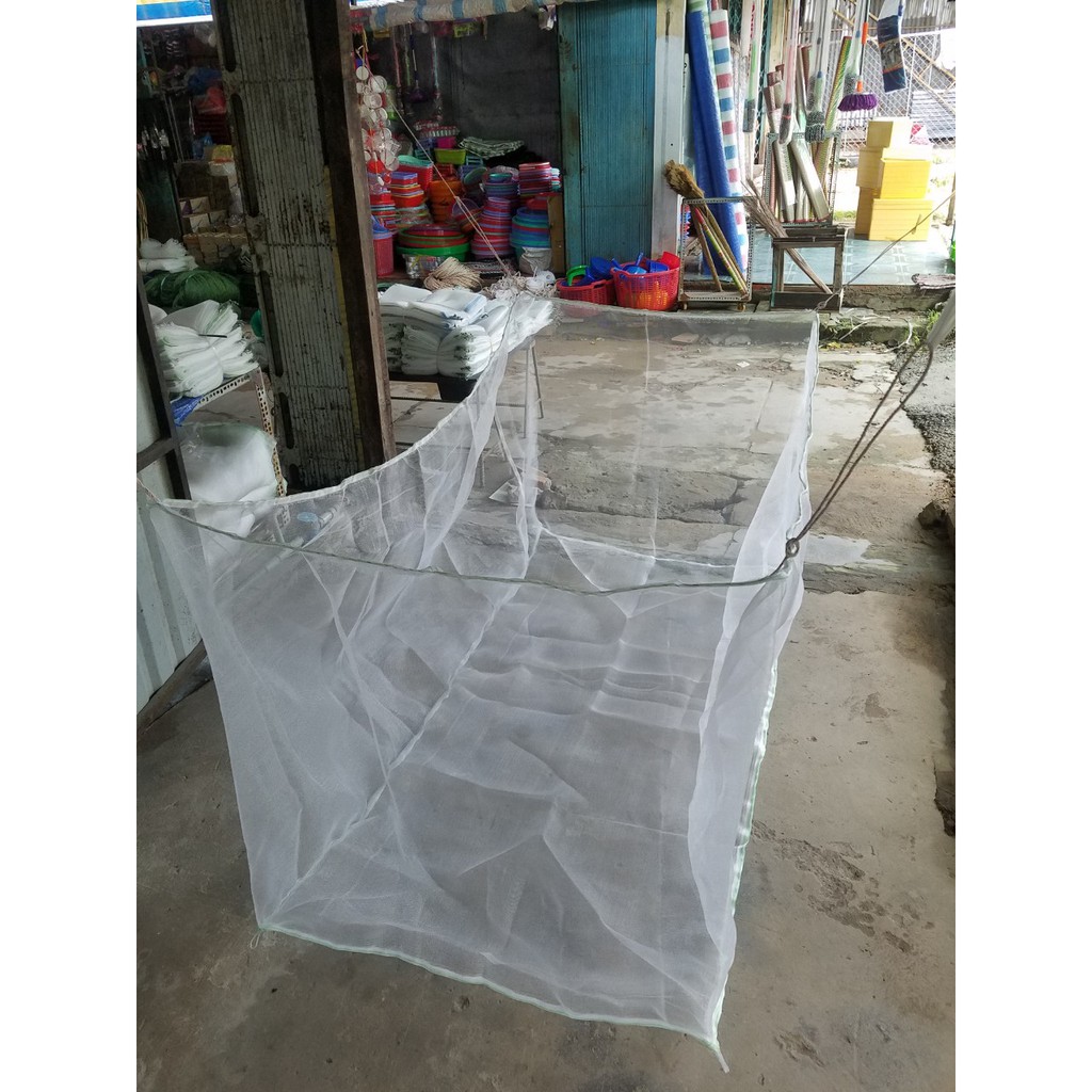 Tráng lưới cước nuôi ốc nhồi, ếch...