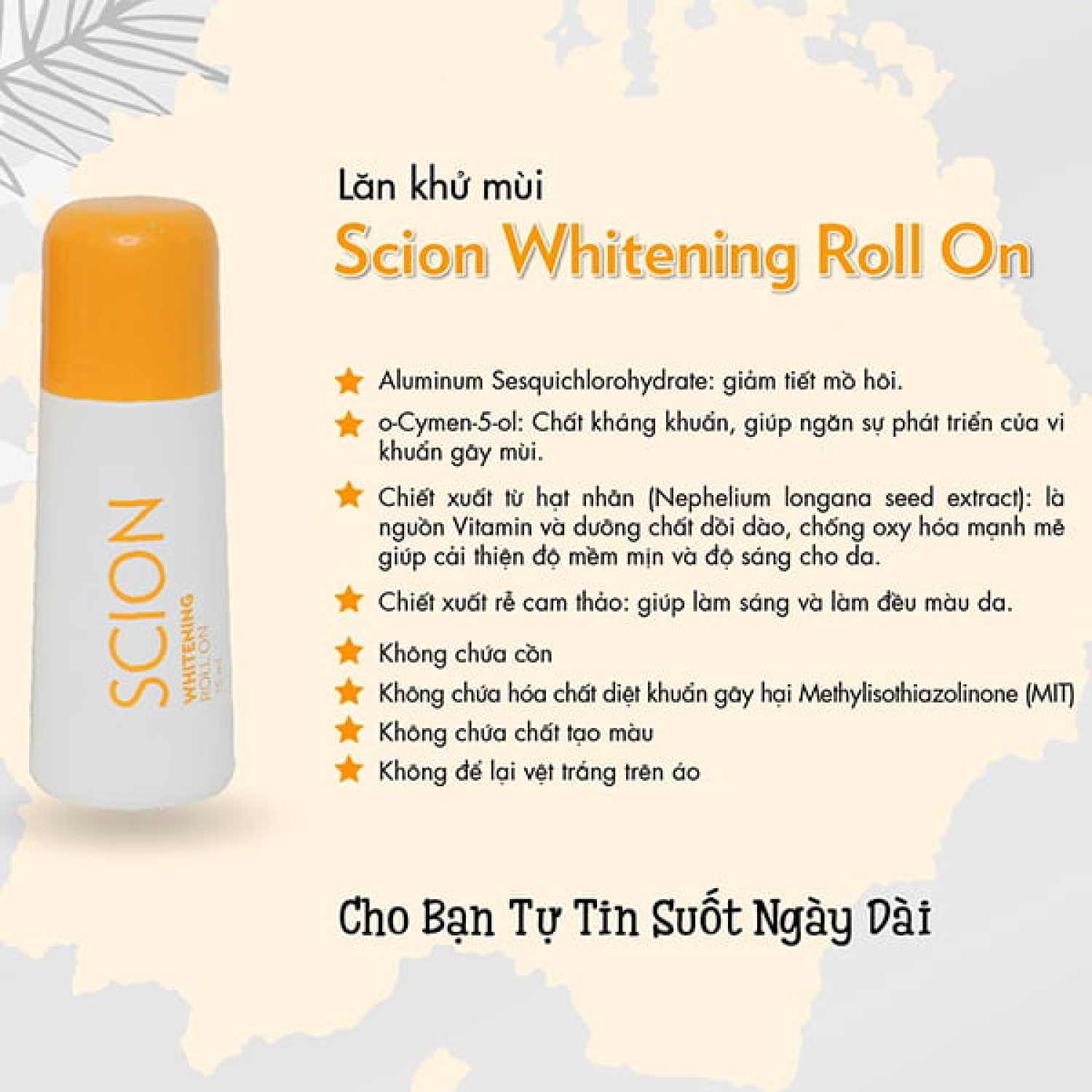 Lăn khử mùi Nam Nữ Scion Nuskin