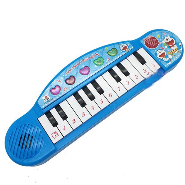 Đàn chơi đàn Organ Doraemon có nhạc tiếng Việt cho bé