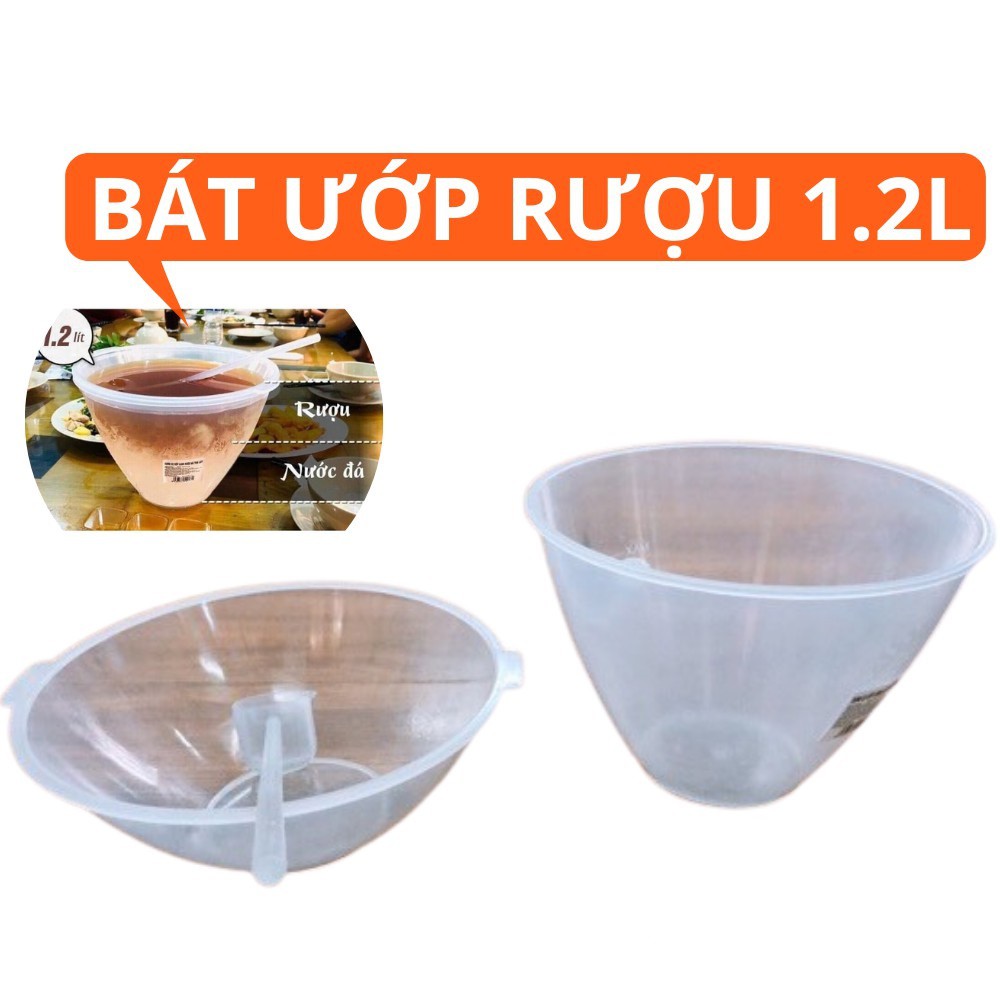⛔FREESHIP⛔ Bát ướp rượu nhựa (TẶNG GÁO MÚC RƯỢU - LOẠI NHỰA)