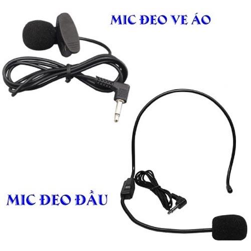 [HCM]Micro không dây Đeo tai + cài áo Shuke SH-200 (Kèm 2 Mic)