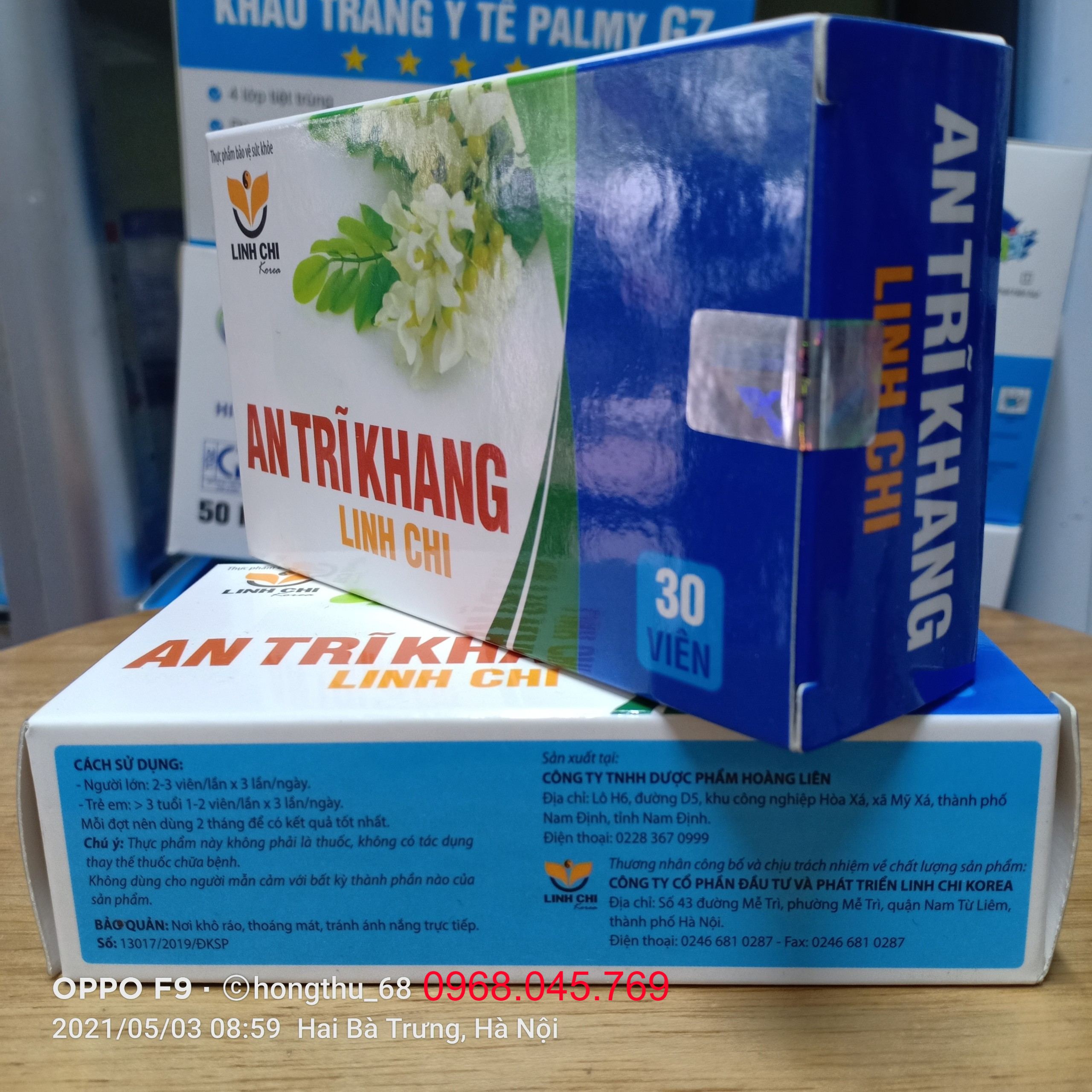 An Trĩ Khang vỉ 30 viên