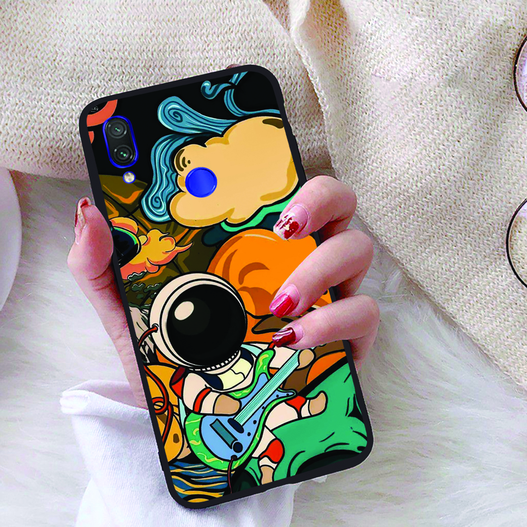 Ốp lưng Xiaomi Redmi Note 7 viền dẻo TPU BST Space