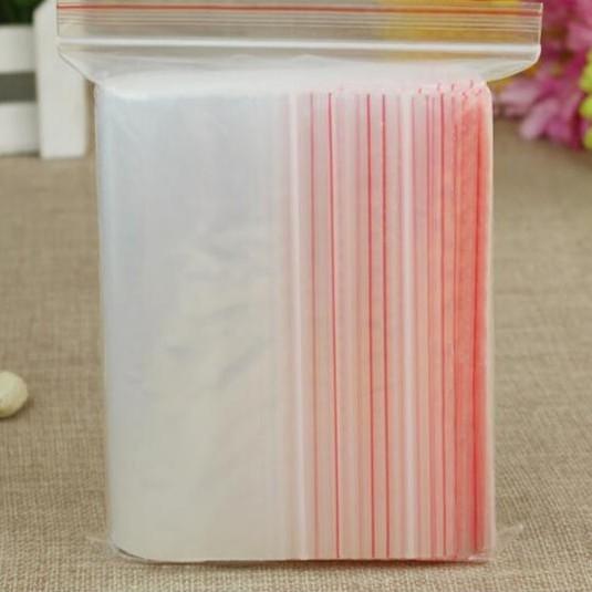 1Kg TÚI ZIP ( Zipper Viền đỏ) Size 18x23cm