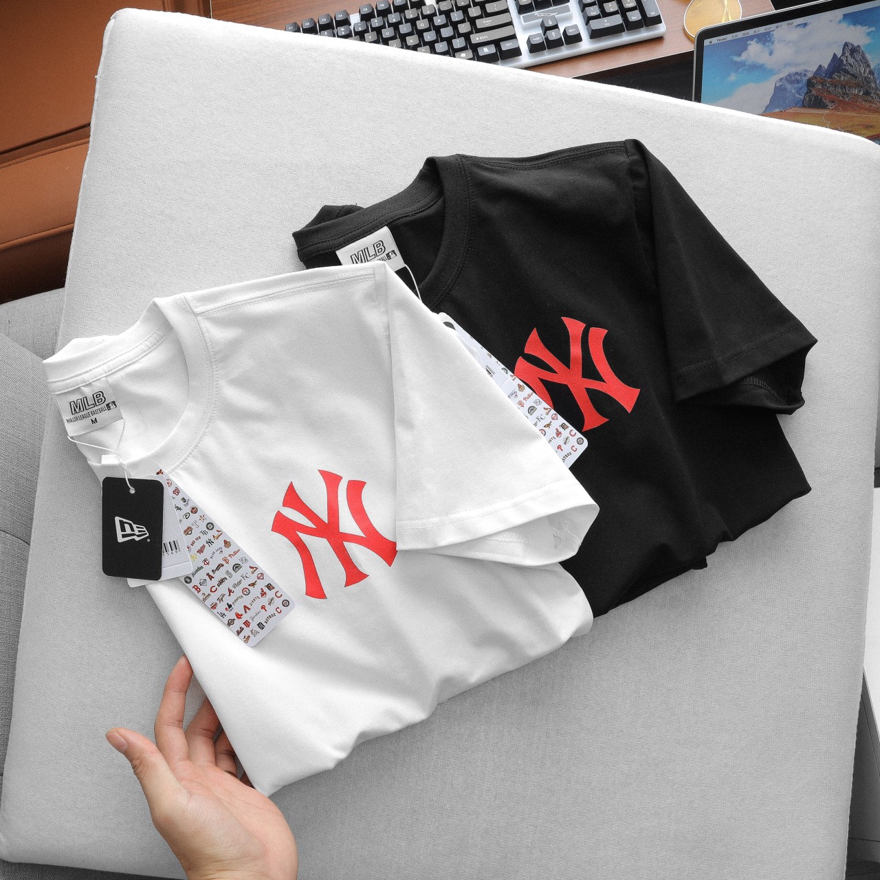 [FREESHIP MAX] Áo thun MLB áo phông MLB dáng Unisex (JUSTINSHOP.VN)