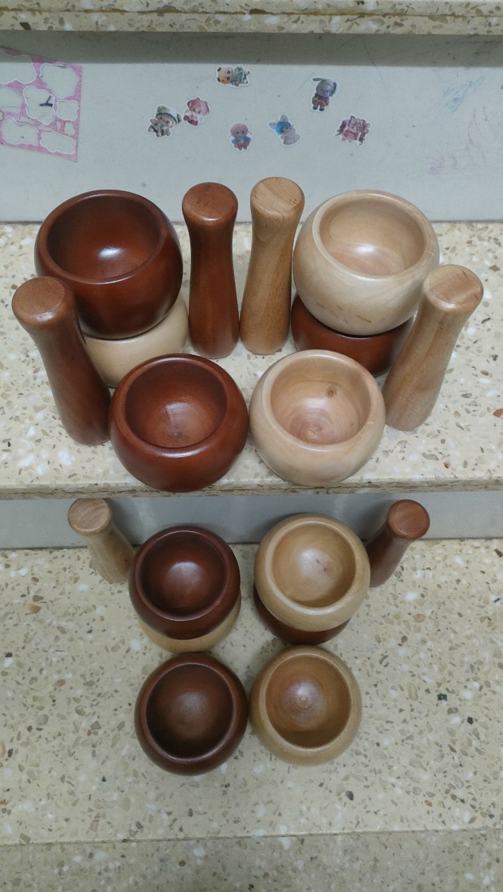 Bộ chày cối gỗ ĐĂNG KHÔi
