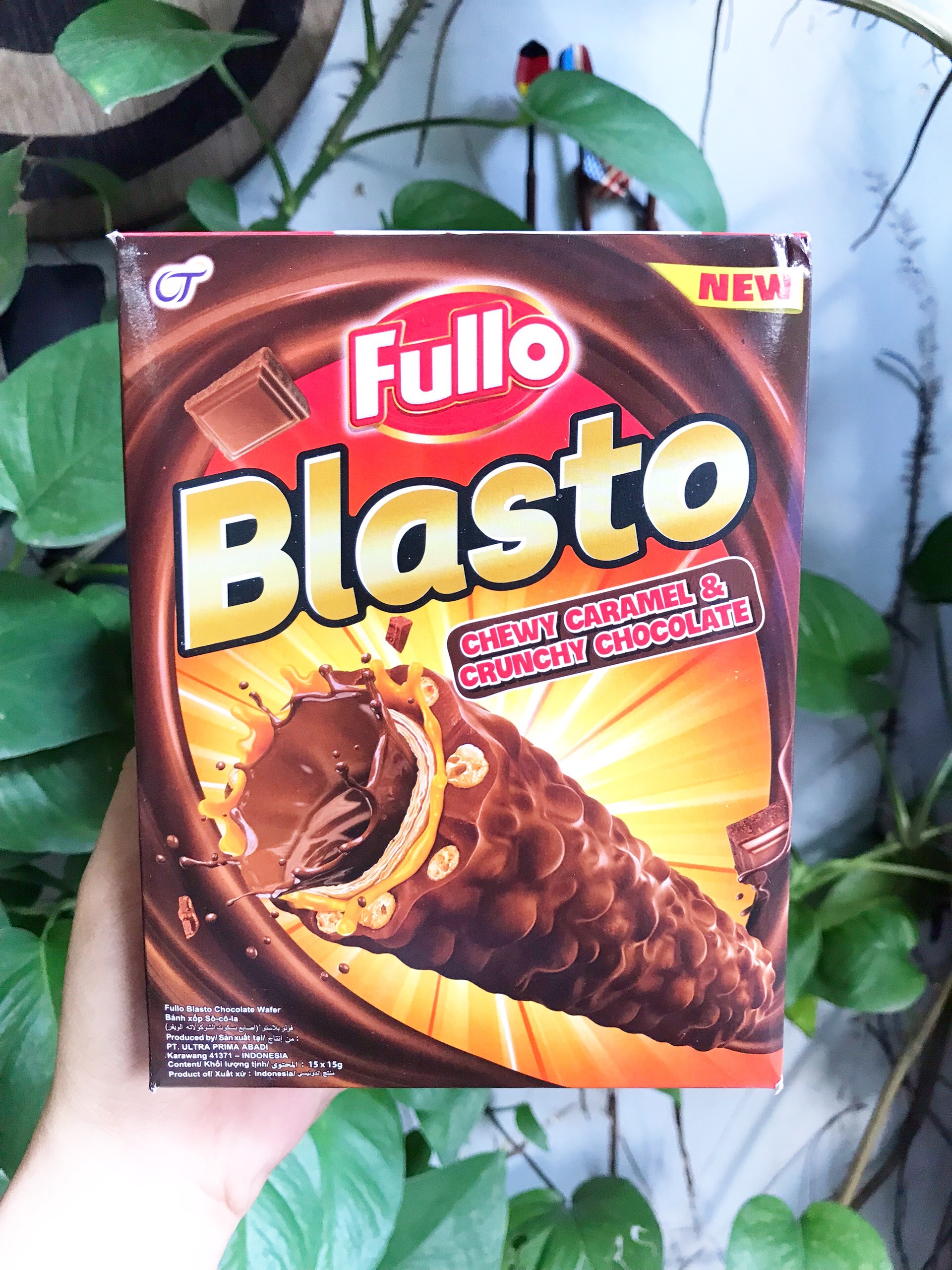 Bánh Xốp Sôcôla Fullo Blasto (Hộp 15 cái)