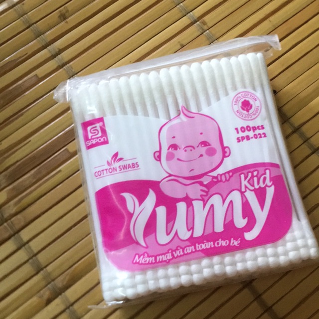 Tăm Bông YuMy Trẻ Em Gói 100 cái
