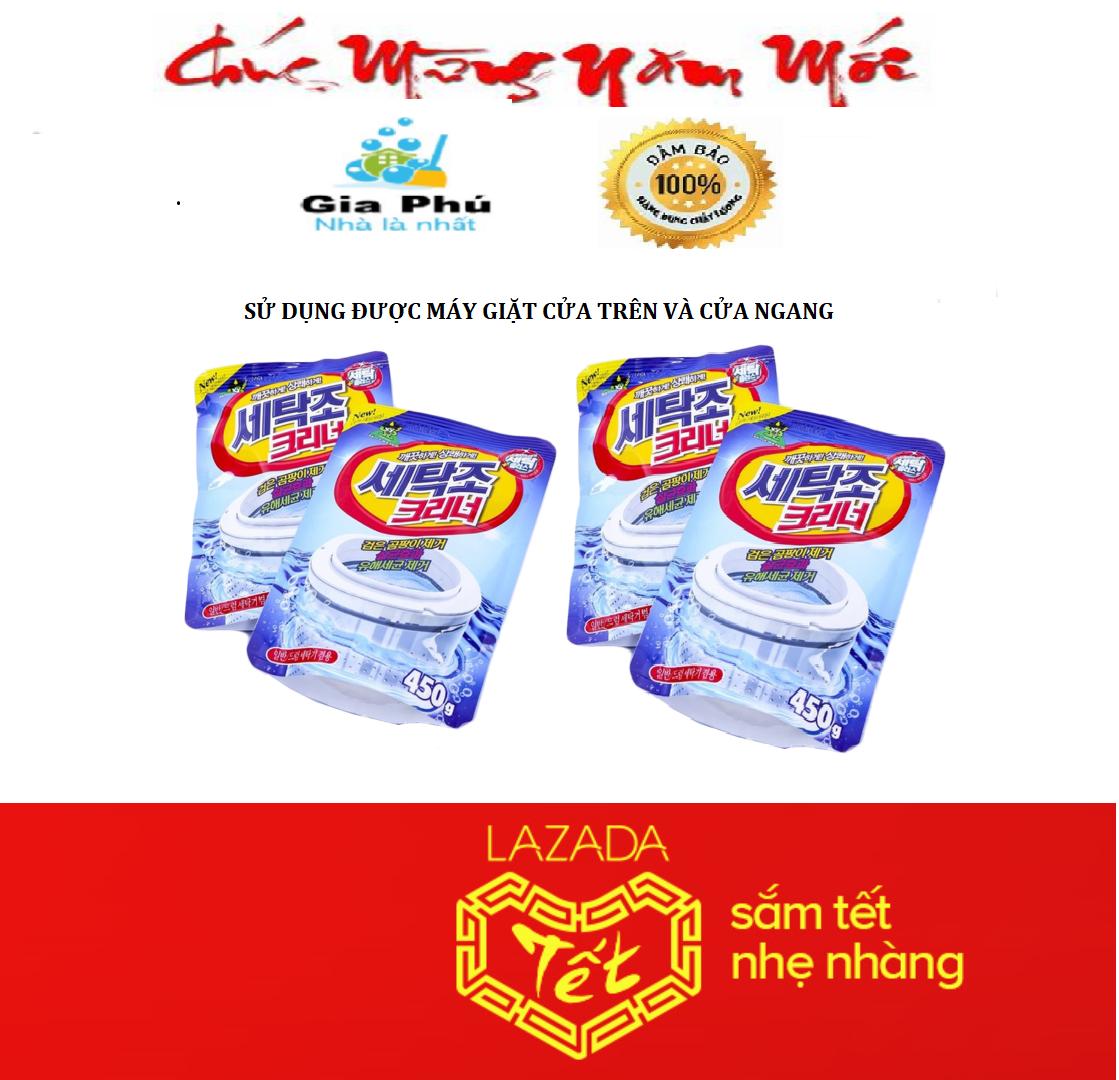 Combo 4 gói bột tẩy lổng giặt siêu sạch Hàn Quốc 450gram