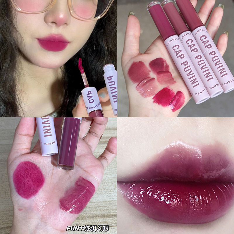 Son Môi 2 Đầu Mềm Mịn Lâu Trôi CAPUVINI CP114