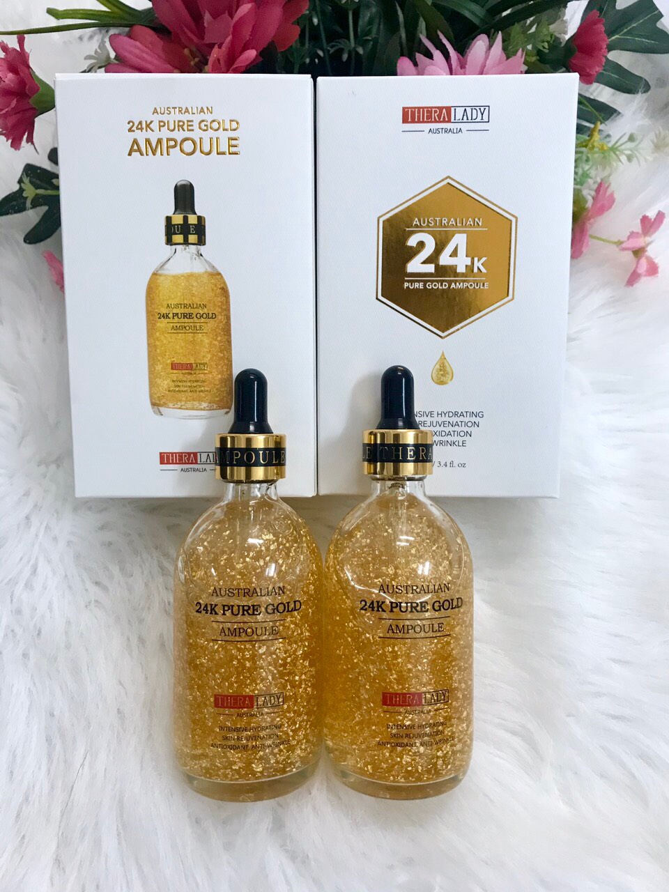 [HCM]Tinh chất dưỡng da 24k Pure Gold Ampoule 100ml