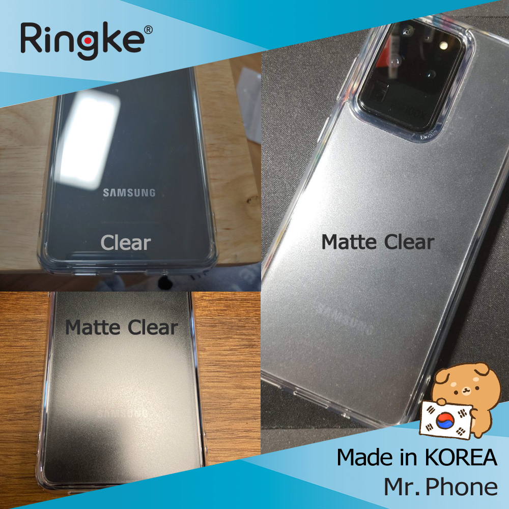 [HOT-Rinke Matte Clear] Ốp lưng Galaxy S20 Plus / Ultra Ringke Fusion Hàn Quốc (Ringke Fusion Case for Galaxy S20+ / S20 Ultra Korea)