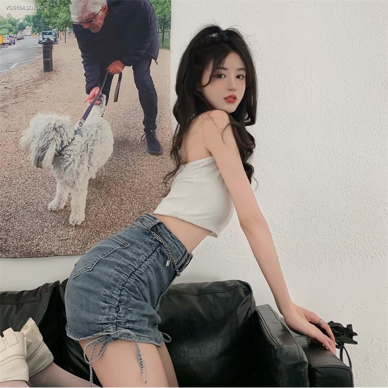 CHÂN VÁY JEAN RÚT HAI BÊN XỊN