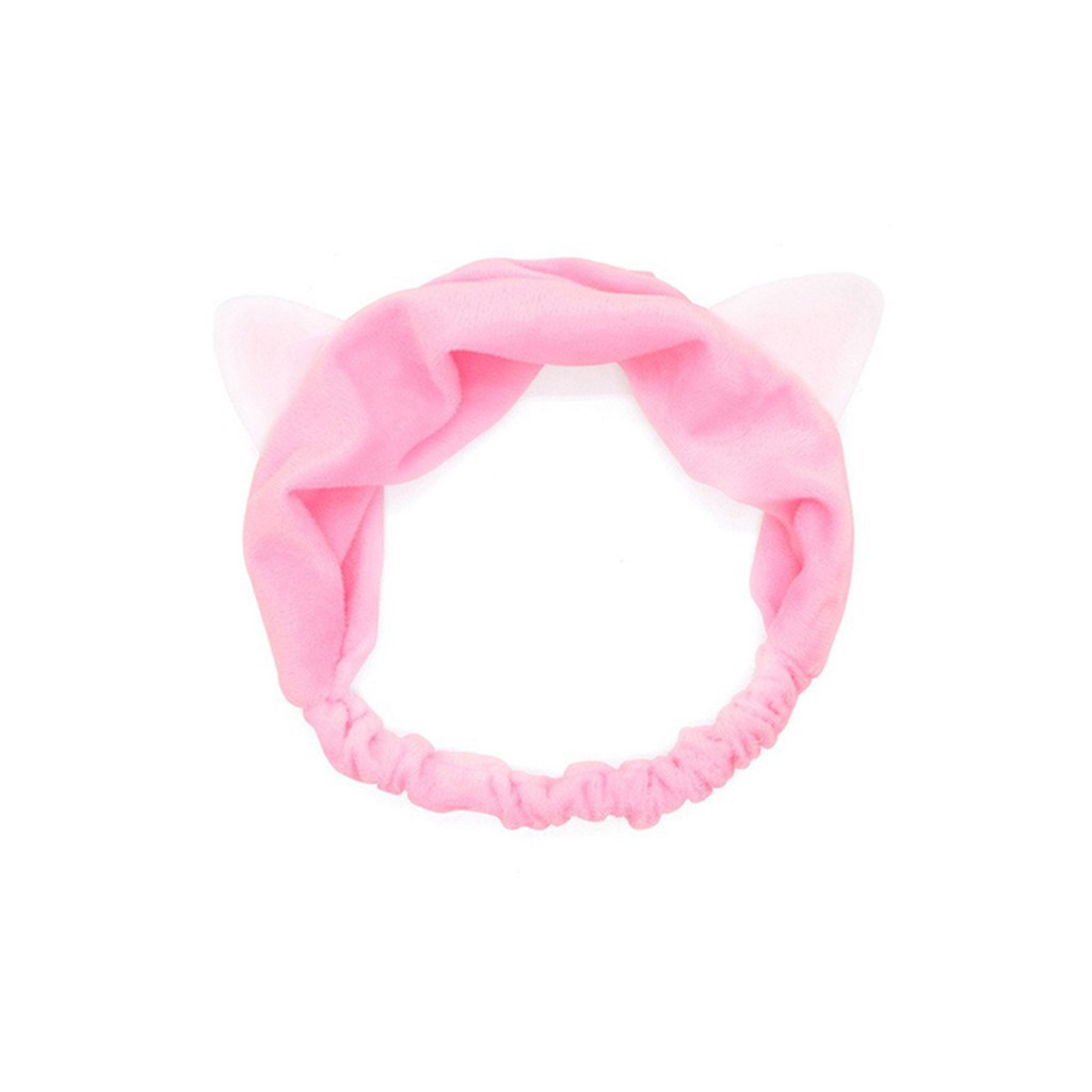 [HCM]Băng Đô Nhung Tai Mèo Rửa Mặt Cat Ears