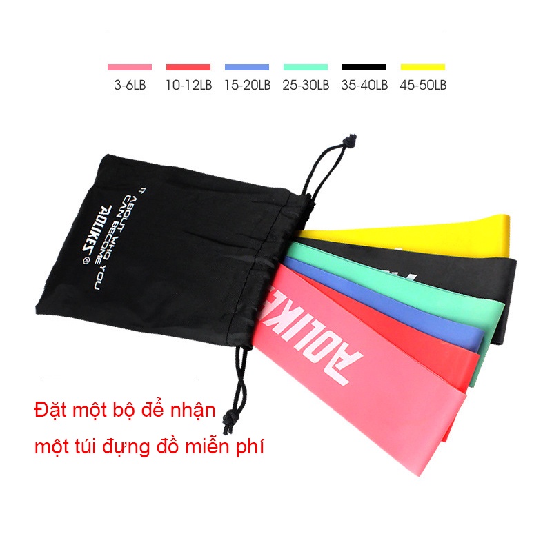 【Hà Nội】Dây miniband, dây đàn hồi kháng lực tập cơ mông đùi