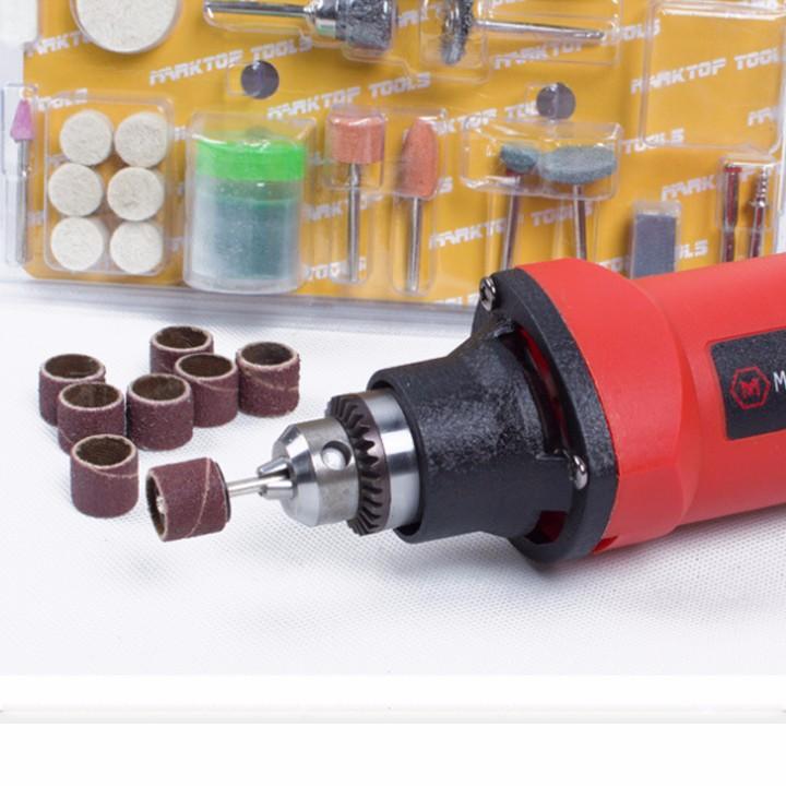 Bộ 10 Đầu Mài Nhám và trục giữ