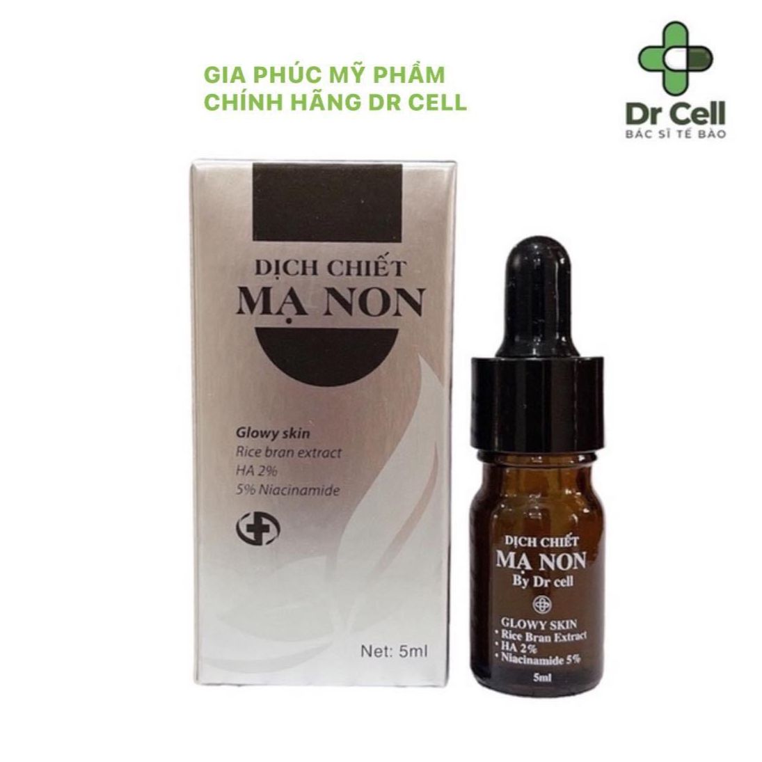 TINH CHẤT CĂNG BÓNG CẤP ẨM  MẠ NON DR CELL