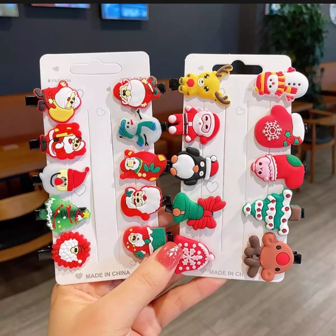 Vĩ 10 kẹp mái noel cho bé
