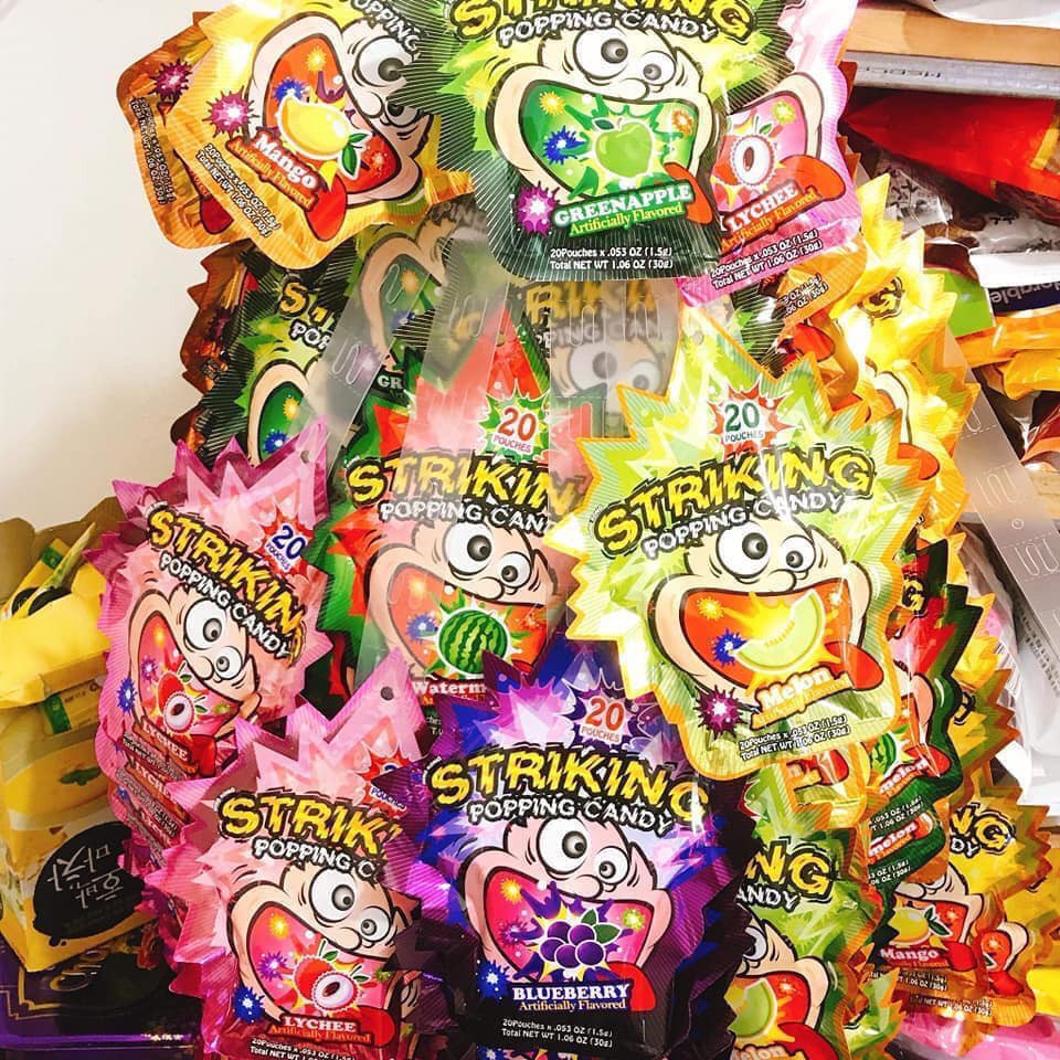 Kẹo nổ Striking Popping Candy vị trái cây