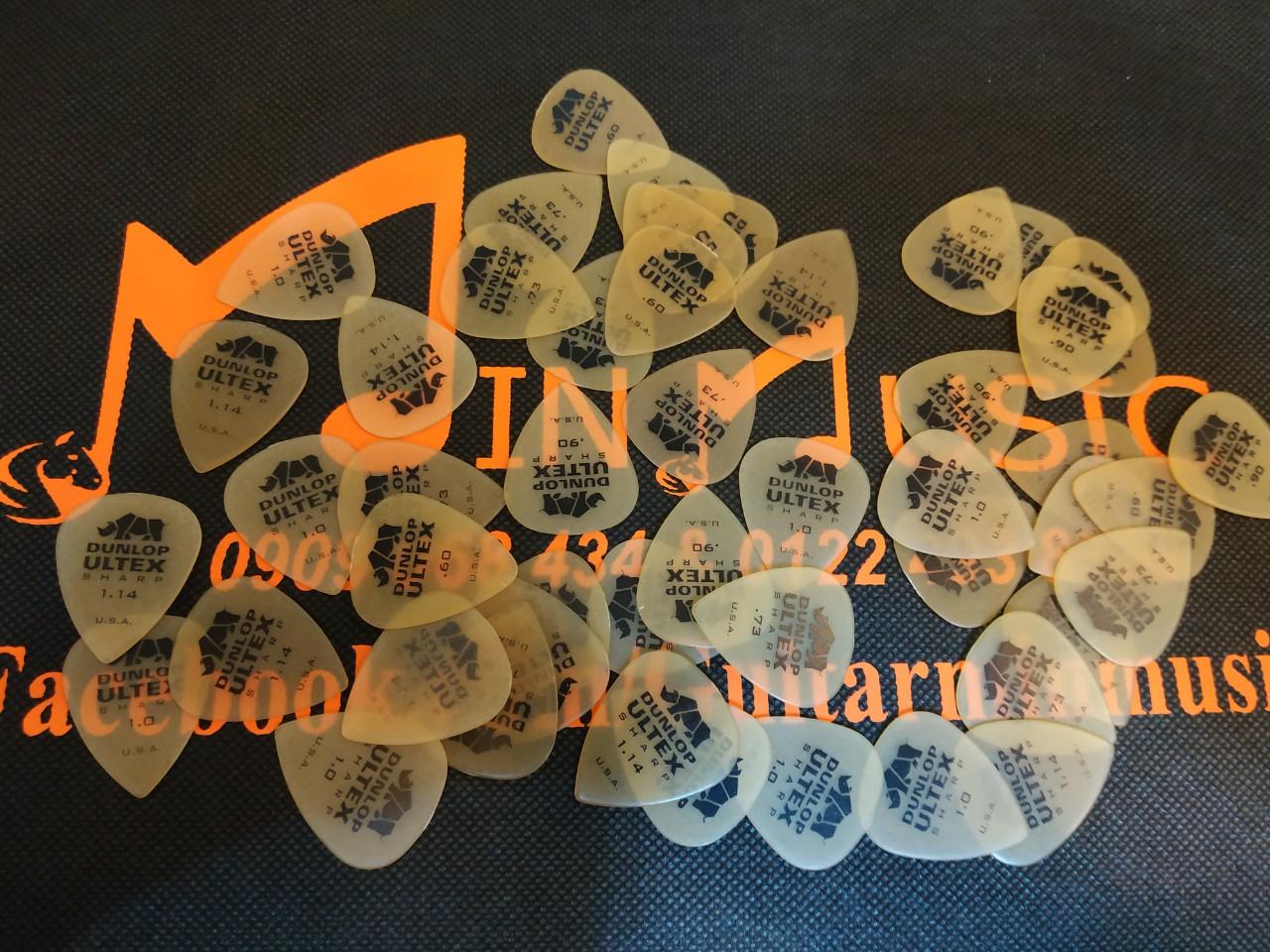 Set 3 Pick gảy Guitar Dunlop Ultex ngẫu nhiên
