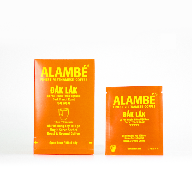 [HCM]CÀ PHÊ TÚI LỌC ALAMBÉ - ĐẮK LẮK (18 gói x 10g)