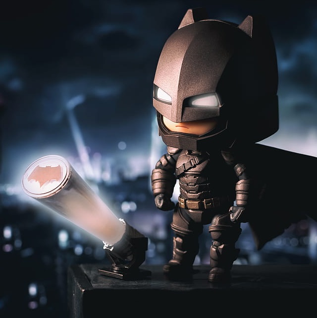 Mô hình gapcha marvel action figures batman chibi người dơi 623 5
