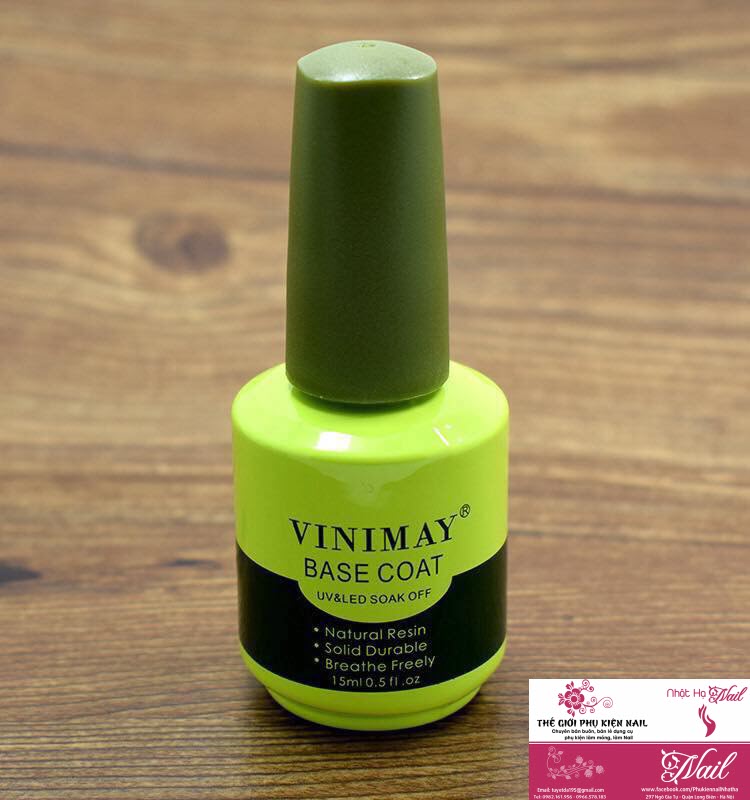 Bộ Base Top Cứng Móng Vinimay Chính Hãng  (set 3 chai )