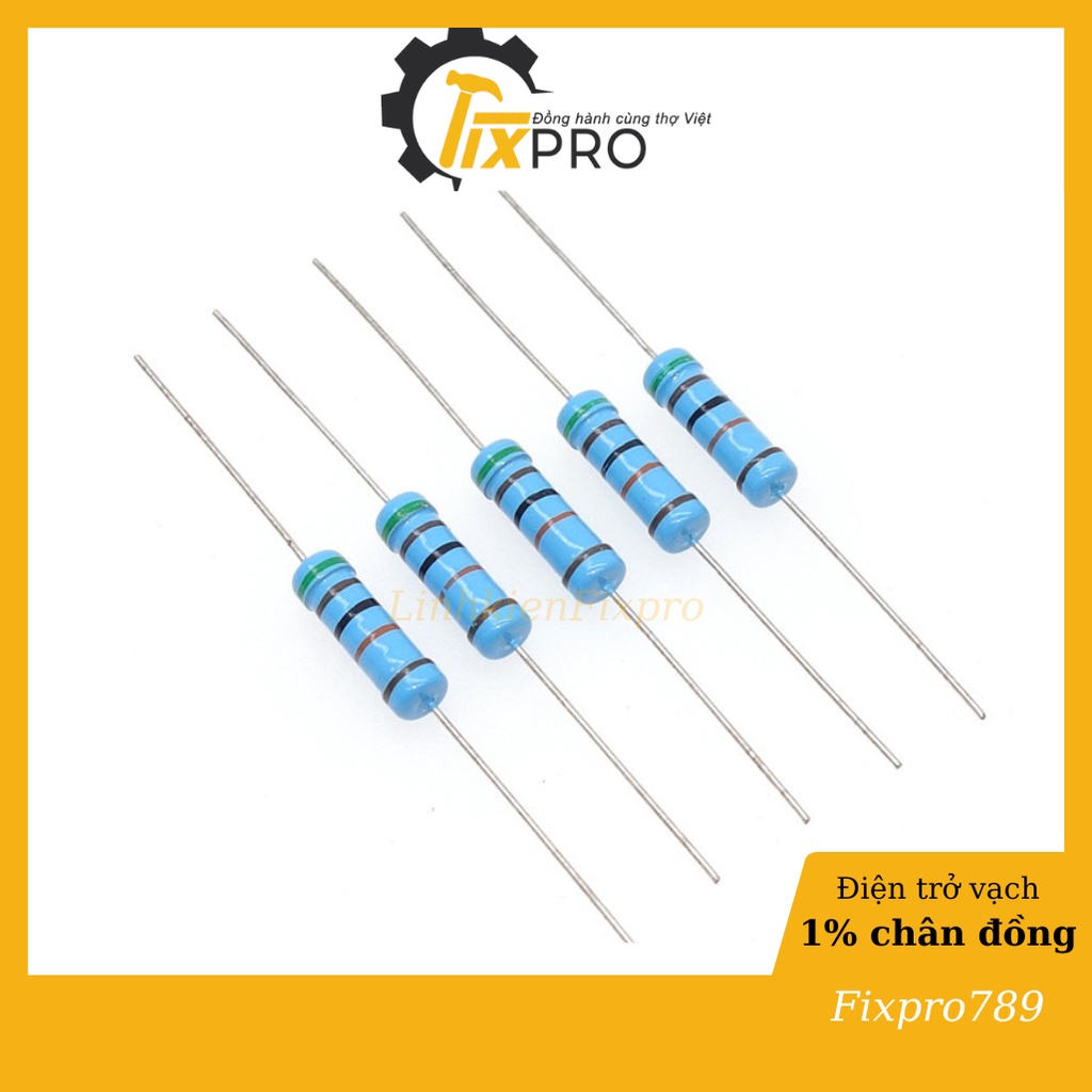 Điện trở 270K 2W chân đồng túi 10c - Fixpro