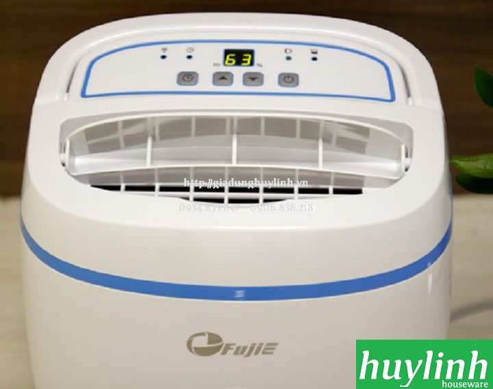 [HCM][Trả góp 0%]Máy hút ẩm dân dụng Fujie HM-614EB - 14 lít/ngày