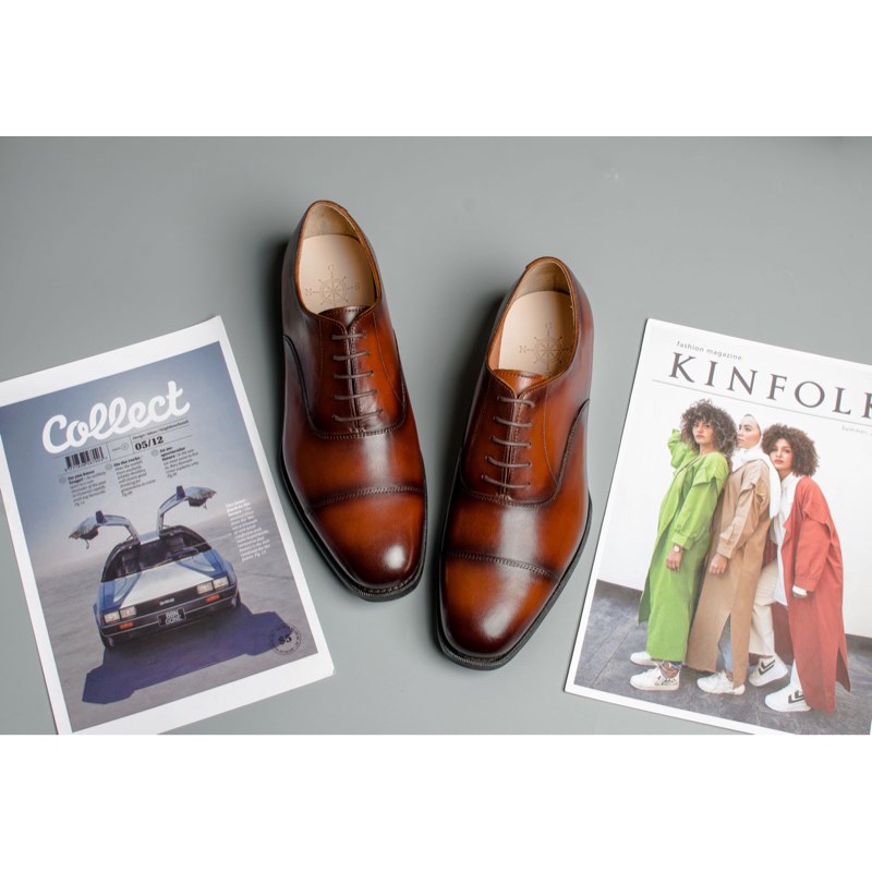 Giày Nam Oxfords Thương Hiệu CNES Size.39 44 (1A M 2004)