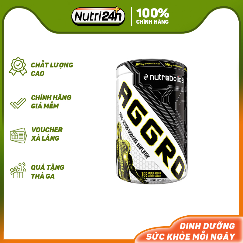 Viên aggro tăng h o c m o n nam bổ sung tăng test giúp tăng cơ tăng s i n h l ý nam nutrabolics test aggro 168 viên