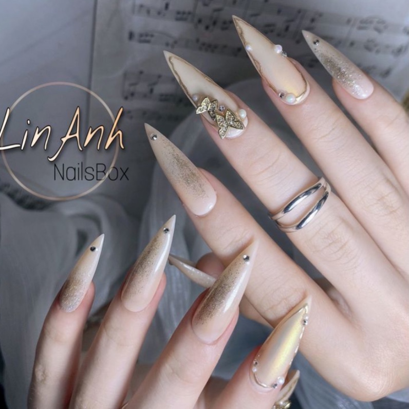 Móng up HSM trơn from nhọn - Mini Nails