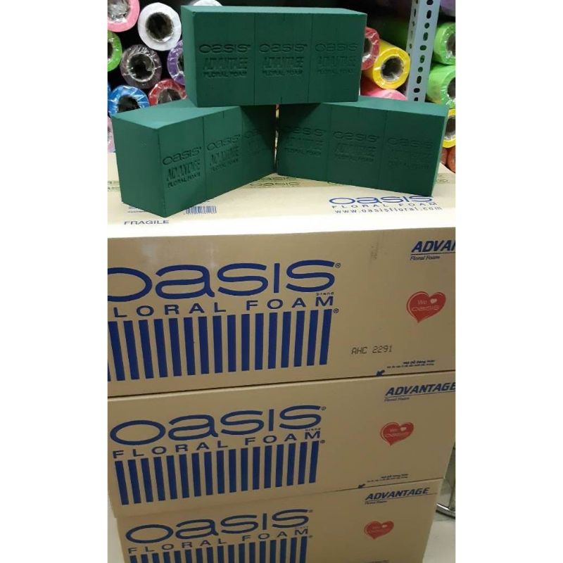 Xốp cắm hoa tươi Oasis 1 viên