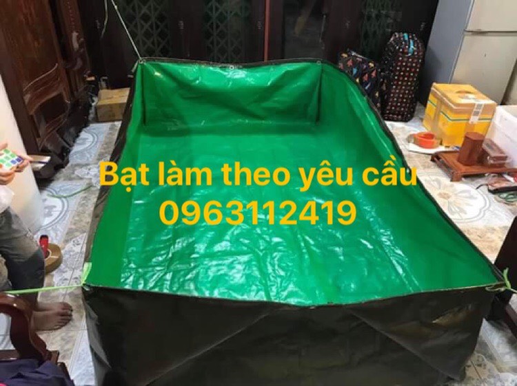 BỂ BƠI MINI BẰNG BẠT XANH LÁ( Kích thước 4x2x0.5 )