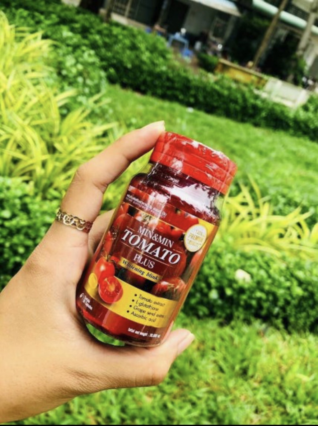 VIÊN UỐNG CÀ CHUA Tomato Plus Thái Lan dưỡng trắng da