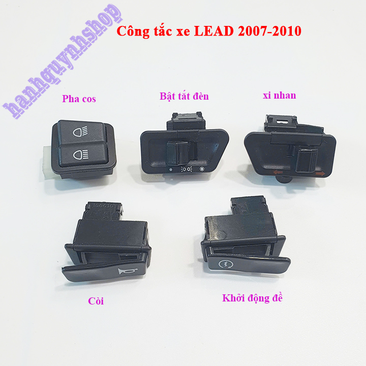 Nút công tắc xe Lead đời cũ 2007-2010