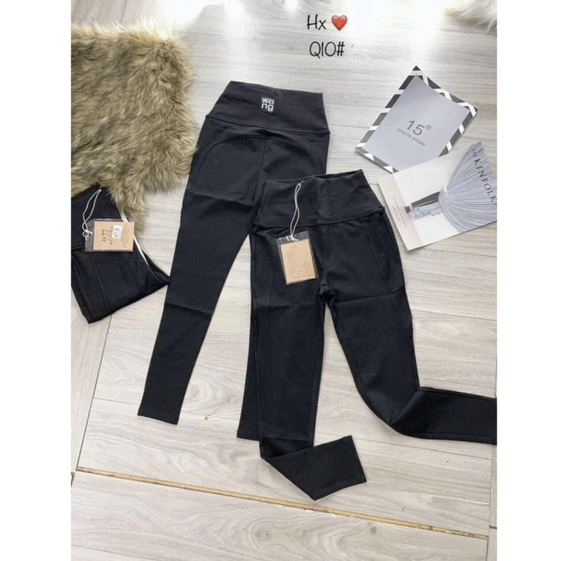 Quần Legging WANG (CÓ BIG SIZE 75kg) Cạp Cao Nâng Mông Nịt Eo Siêu CấpSiêu Co Giãn Chất Umi Dày Dặn