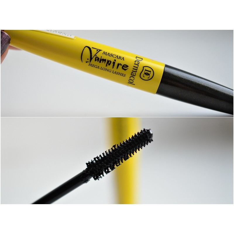 CHUỐT MI DERMACOL VAMPIRE MEGA LONG LASHES MASCARA LÀM DÀI VÀ CONG MI 8ml