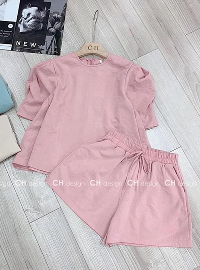 Rập Giấy DC040 - Bộ tay phồng Áo dáng swing
