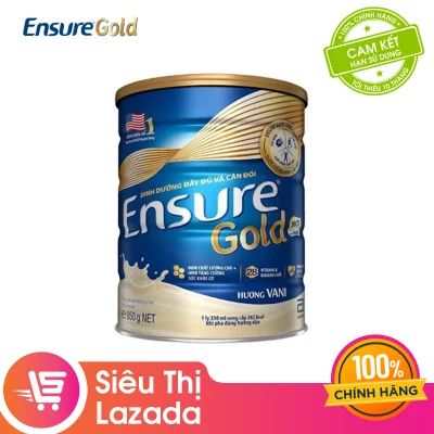 Lon sữa bột Ensure Gold Hương Vani 850g
